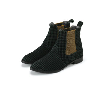 Chelsea Boot Green Checkers