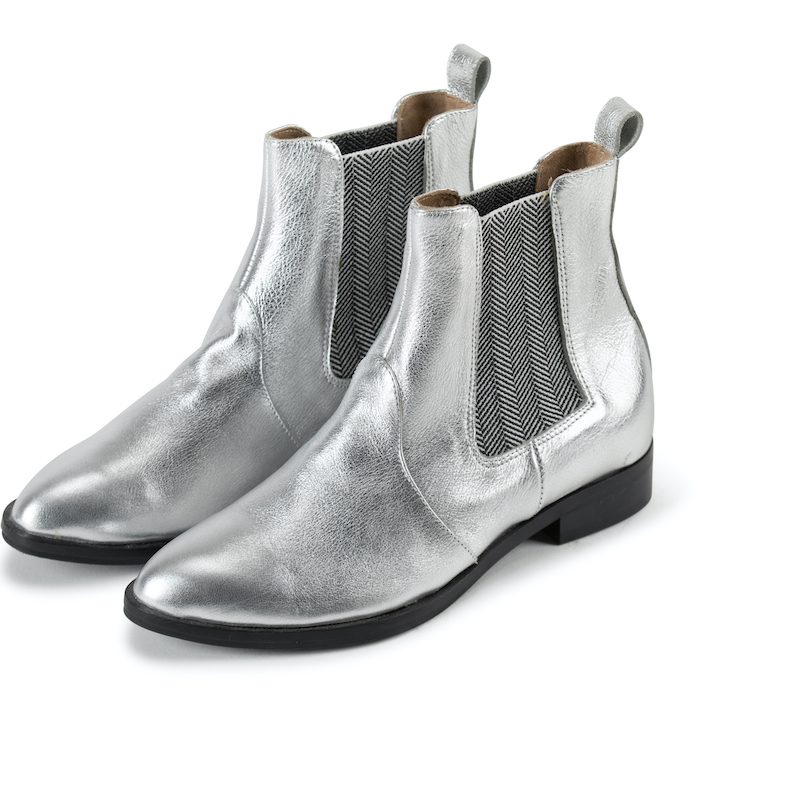 Chelsea Boot Silver - Ana Popović Shoes