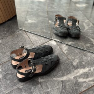 New! Bali Fisherman Sandal ~ Charcoal