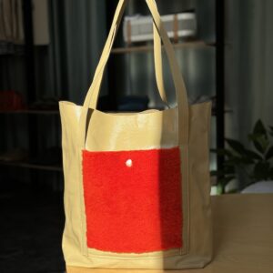 Capri Leather Shopper ~ Creamy