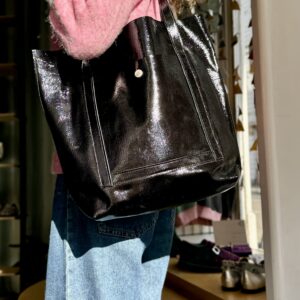 Capri Leather Shopper ~ Midnight