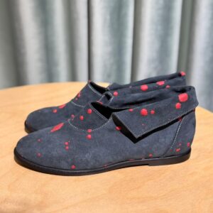 Cool Collar ~ Grey Red Splash