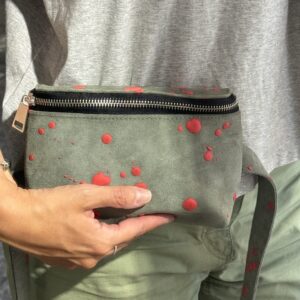 Green Red Splash~Belt Bag