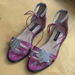 Starstruck ~ Pink Silver Sandals