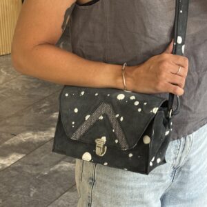 Grey Splash~Cross Body Bag