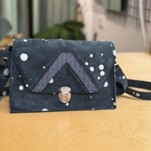 Grey Splash~Cross Body Bag
